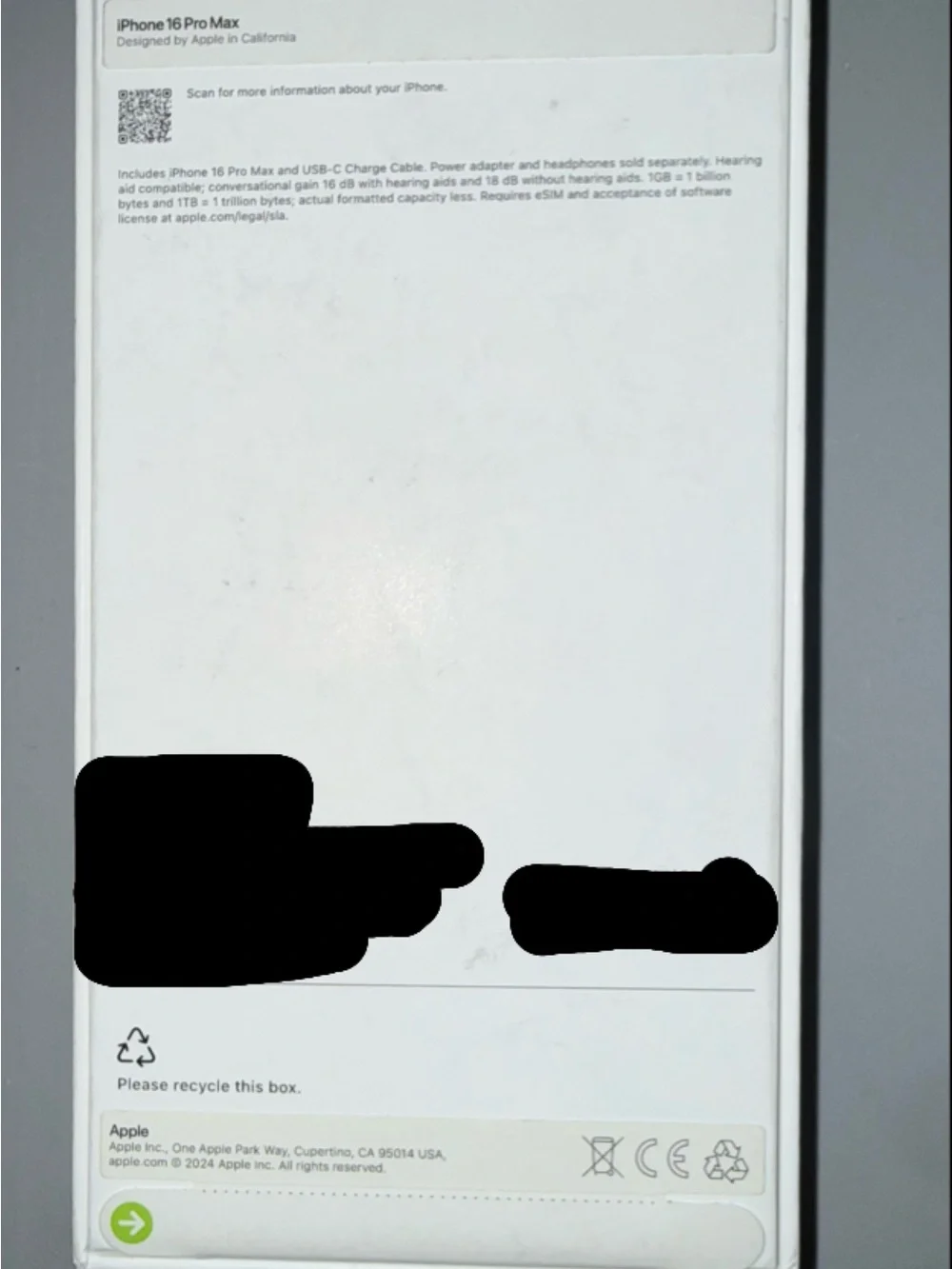 Brand New Factory- Sealed Apple iPhone 16 Pro Max 256GB — Black Titanium